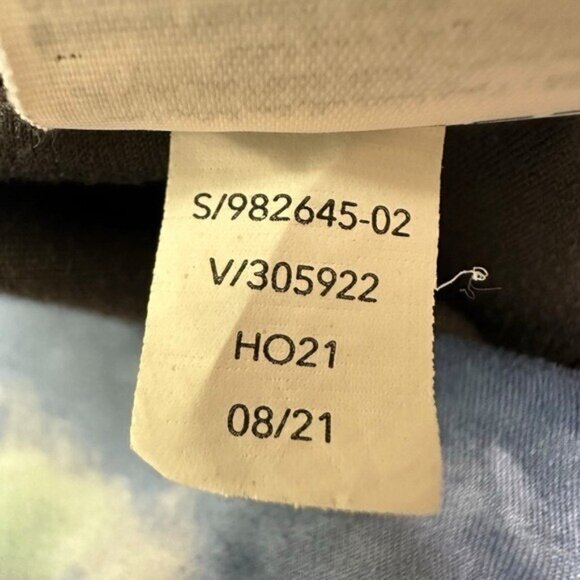 Athleta Girl M 8/10 High Rise Printed Chit Chat Tight Leggings Blue 982645 - Picture 6 of 10